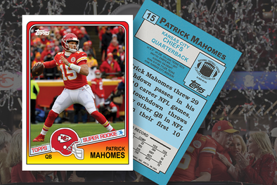 Vintage Charm Meets Modern Greatness: The Super Rookie Card of Patrick Mahomes
