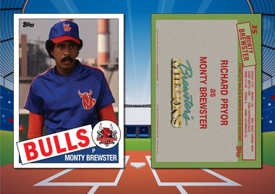 1985 Topps Style MONTY BREWSTER Custom Brewster's Millions Baseball Card