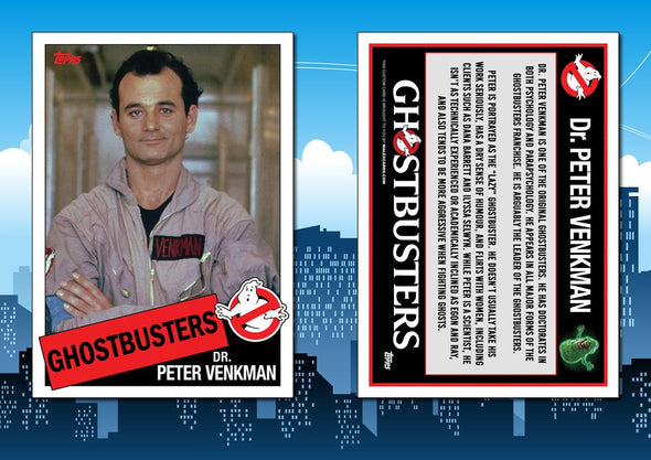 1985 Topps Style PETER VENKMAN Custom Movie Ghostbusters Card