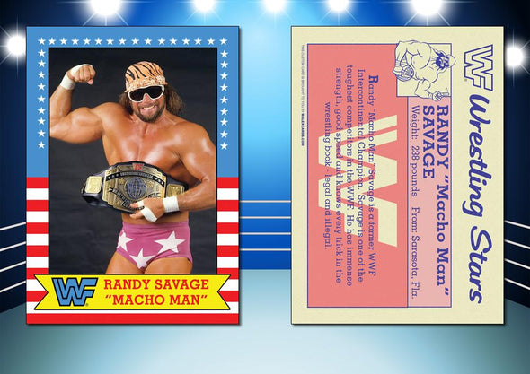 1987 Topps Style RANDY SAVAGE Custom WWF Wrestling Card