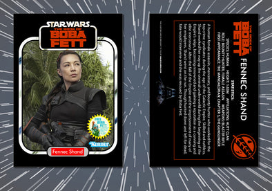 2022 Topps Style FENNEC SHAND Custom Book of Boba Fett Star Wars Card