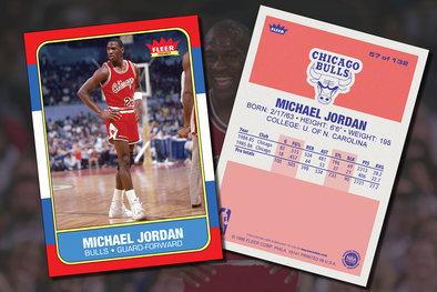 Michael Jordan Rookie Card Redesigned