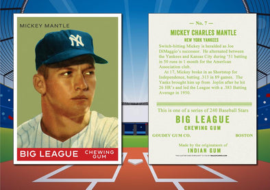 1933 Goudey Style MICKEY MANTLE Custom Baseball Card