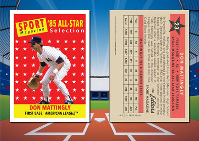 1958 Topps Style DON MATTINGLY Custom All-Star Baseball Card