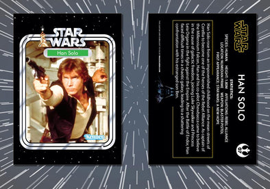 1977 Topps Style HAN SOLO Custom 12Back Star Wars Card