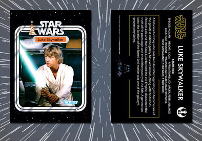 1977 Topps Style LUKE SKYWALKER Custom 12Back Star Wars Card
