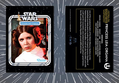 1977 Topps Style PRINCESS LEIA ORGANA Custom 12Back Star Wars Card