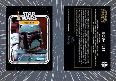 1977 Topps Style BOBA FETT Custom 21Back Star Wars Card