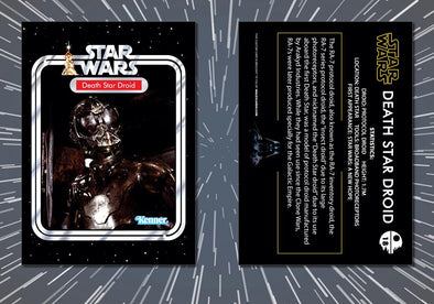 1977 Topps Style DEATH STAR DROID Custom 21Back Star Wars Card