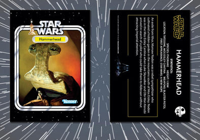 1977 Topps Style HAMMERHEAD Custom 21Back Star Wars Card