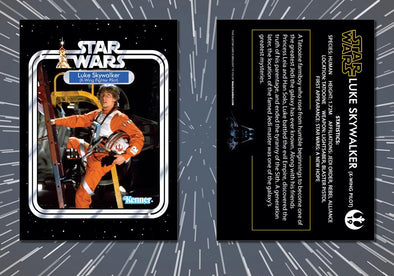 1977 Topps Style LUKE SKYWALKER X-WING Custom 21Back Star Wars Card