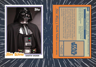 1978 Topps Style DARTH VADER Custom Baseball Star Wars Card