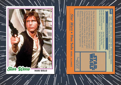 1978 Topps Style HAN SOLO Custom Baseball Star Wars Card