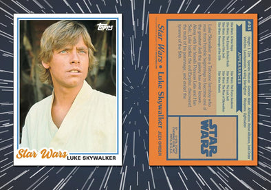 1978 Topps Style LUKE SKYWALKER Custom Baseball Star Wars Card