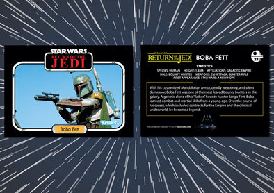 1983 Topps Style BOBA FETT Custom ROTJ Star Wars Card