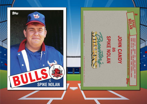 1985 Topps Style SPIKE NOLAN Custom Brewster's Millions Baseball Card