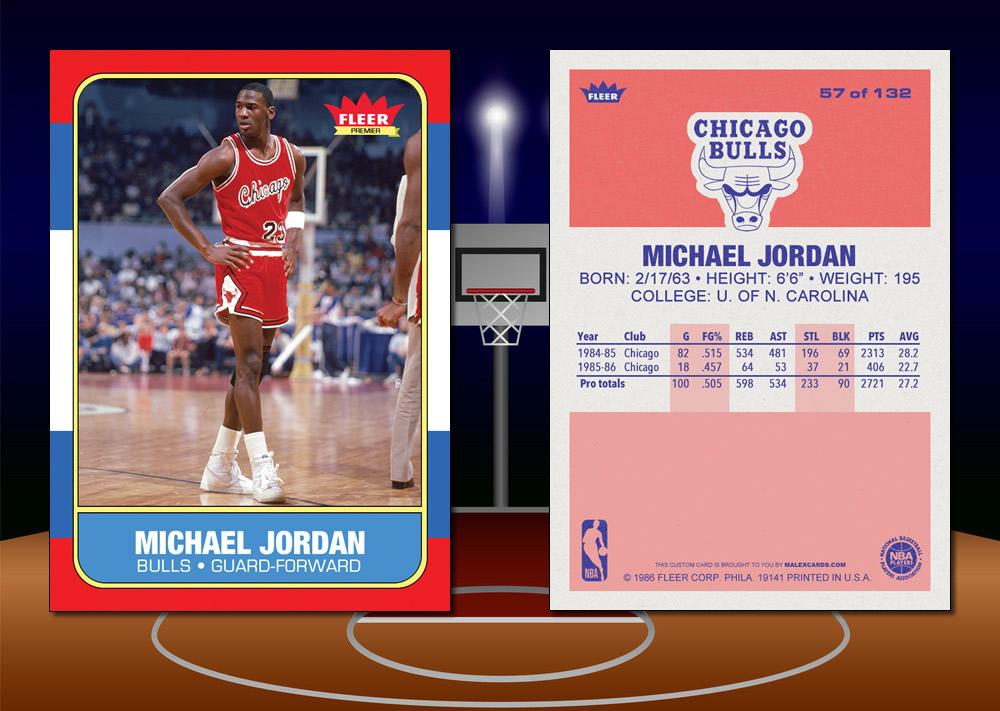 Classic Michael Jordan Sports Trading Cards