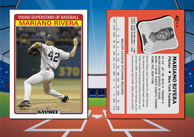 1986 KayBee Style MARIANO RIVERA Custom Baseball Card