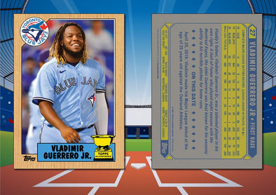 1987 Topps Style VLADIMIR GUERRERO Custom Baseball Card