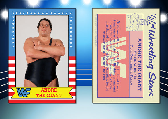 1987 Topps Style 5 CARD LOT of Custom WWF Wrestling Cards