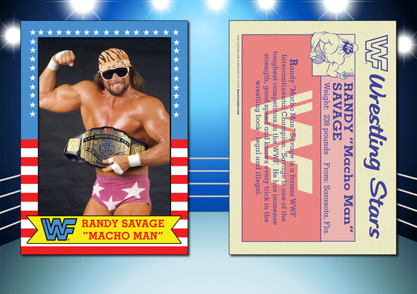 1987 Topps Style 5 CARD LOT of Custom WWF Wrestling Cards