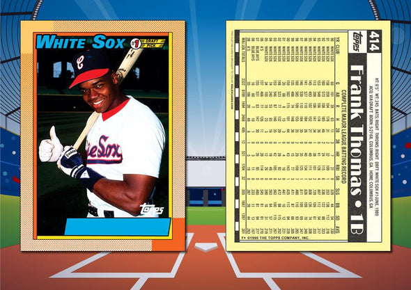 1990 Topps Style FRANK THOMAS Custom Baseball Card