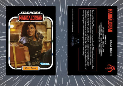 2021 Topps Style CARA DUNE Custom The Mandalorian Star Wars Card