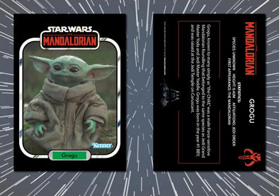 2021 Topps Style GROGU Custom The Mandalorian Star Wars Card